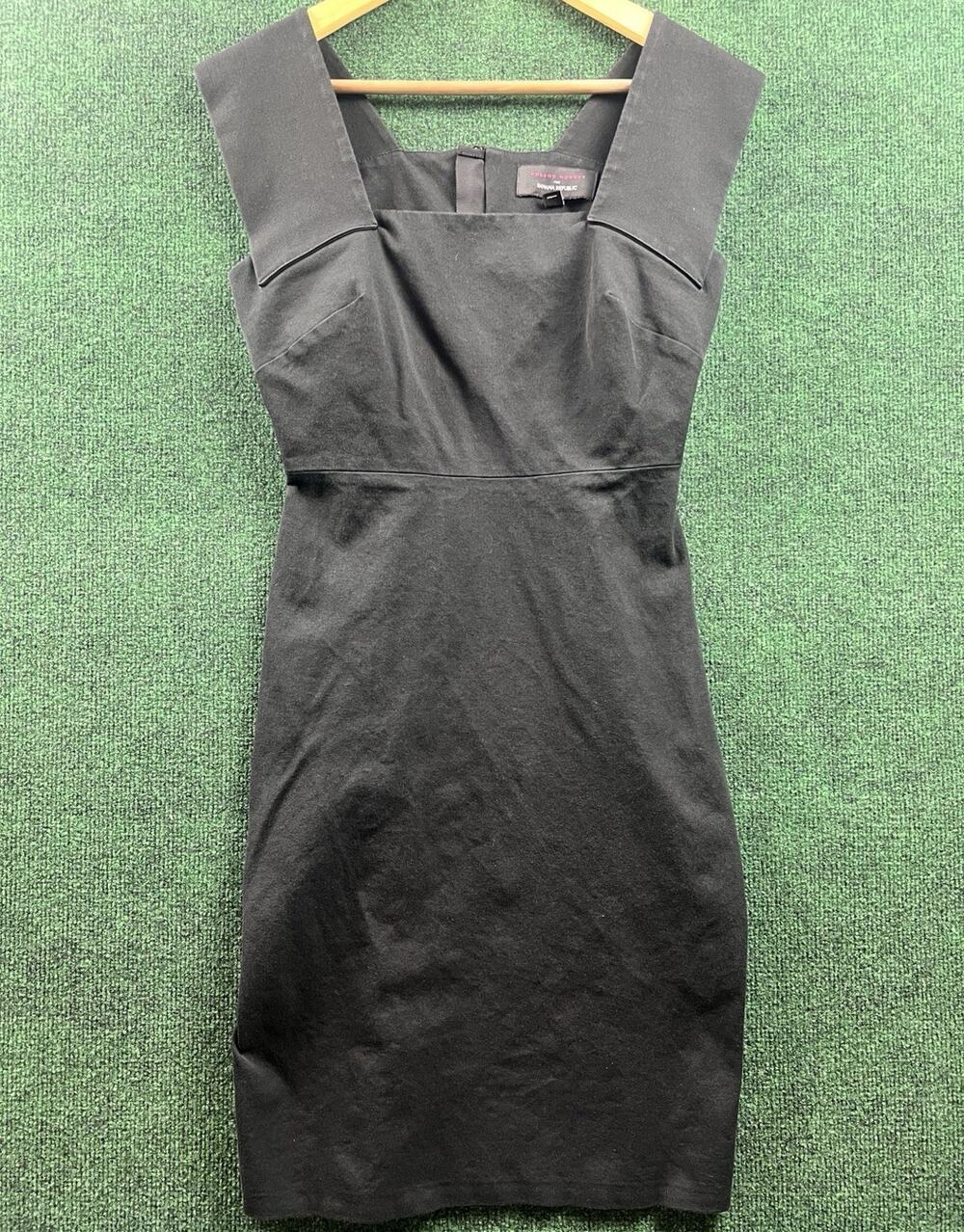 Banana Republic Black Sheath Dress Size 4